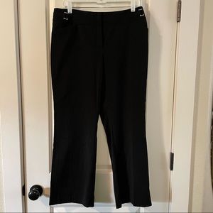 Womens Petite Apt. 9 Black Pin Stripe “Ava” Dress Slacks size 12